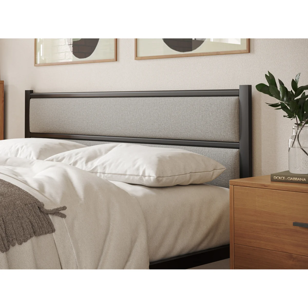 Snuggle Beds Nova Metal Bed Frame - 4' Small Double - Black / Small Double – image 3