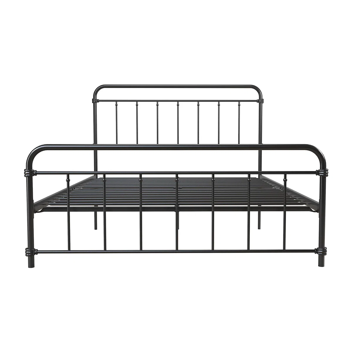 Wallace Metal Bed - Black / King