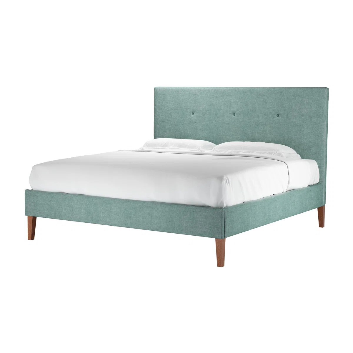 Avery 130cm Super King Bed in Sea Spray Aquaclean Clever Chenille – image 1