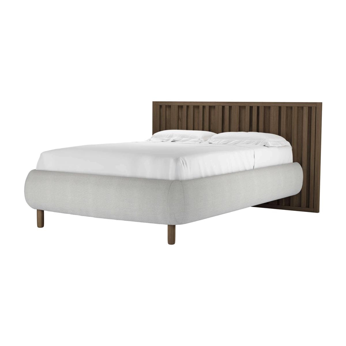 Florence King Bed in Pomegranate Bubble Velvet – image 1