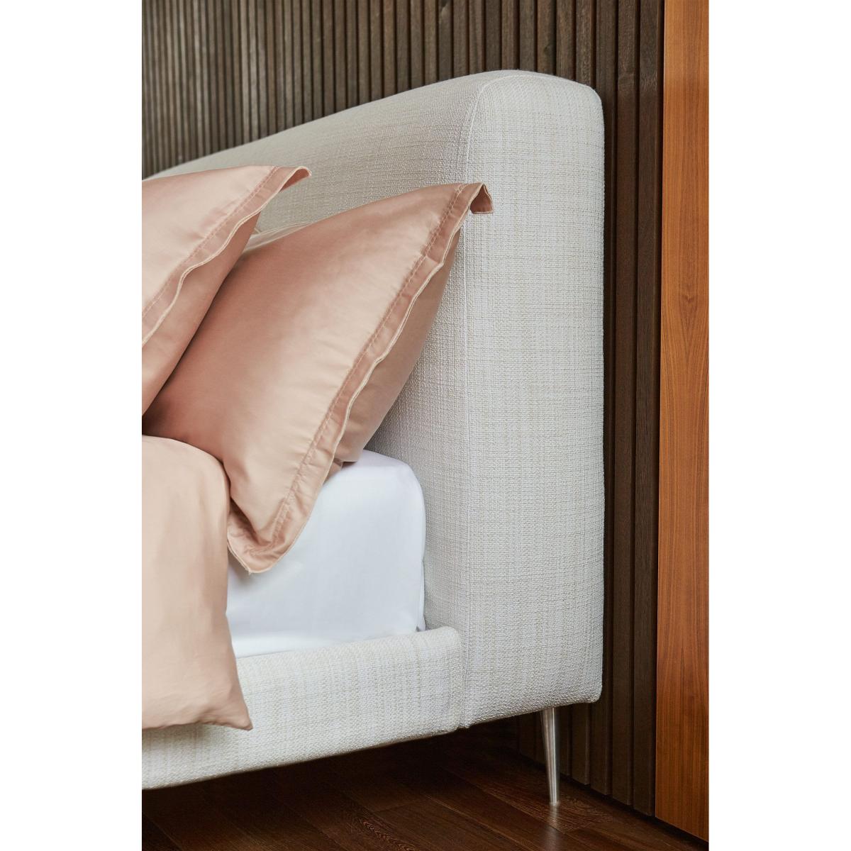 Lucy Double Bed in Pomegranate Bubble Velvet – image 7