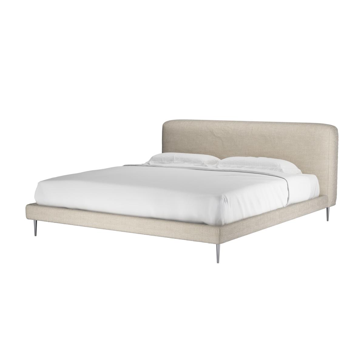 Lucy Super King Bed in Jasmine Silky Jacquard Weave – image 1