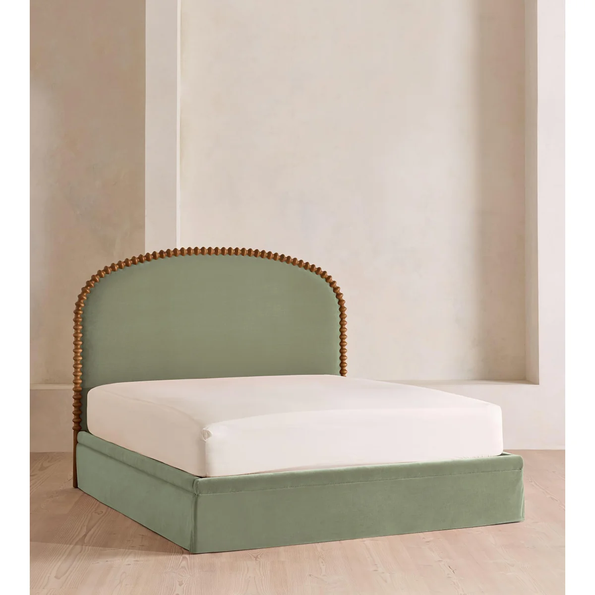 Mika Bed, Super King, Velvet, Seafoam, UK – image 2