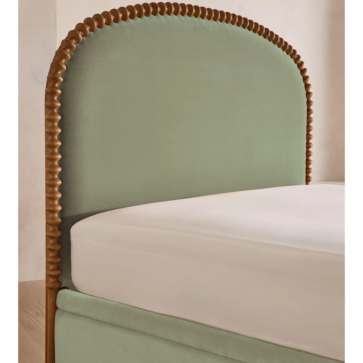 Mika Bed, Super King, Velvet, Seafoam, UK – image 4