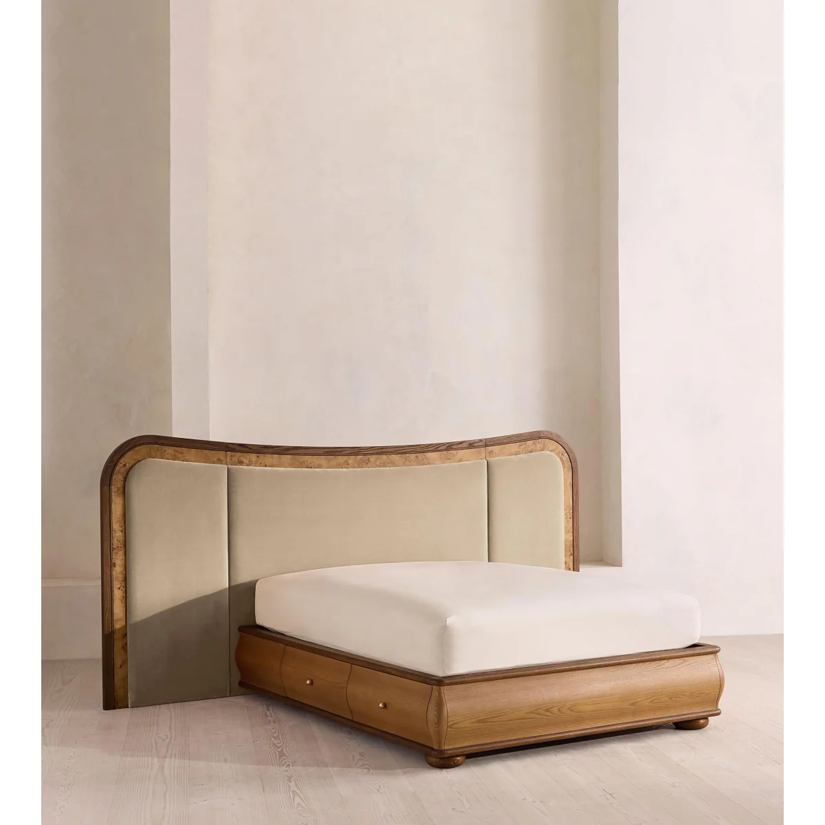 Alana Bed, Super King, Velvet, Oyster, UK – image 2