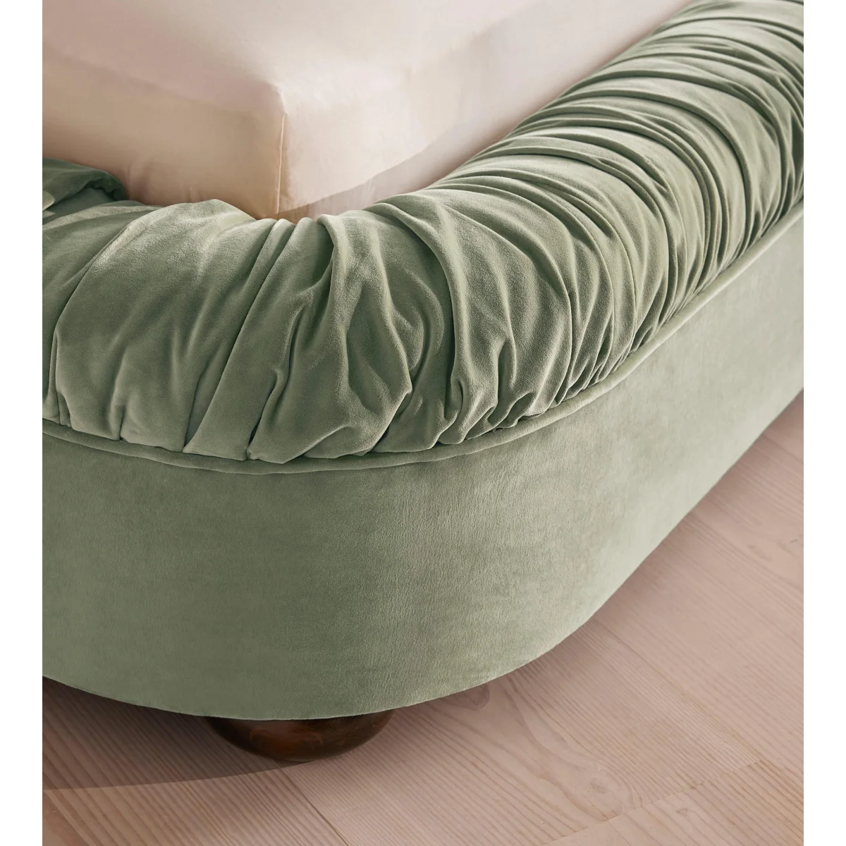 Vara Bed, King, Velvet, Seafoam, UK – image 5