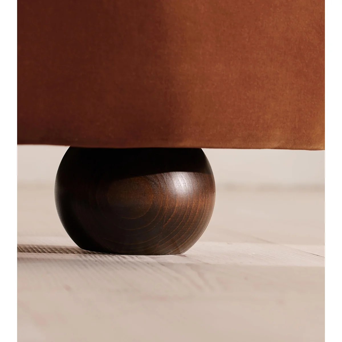 Tristan Bed, King, Velvet, Cinnamon, UK – image 6