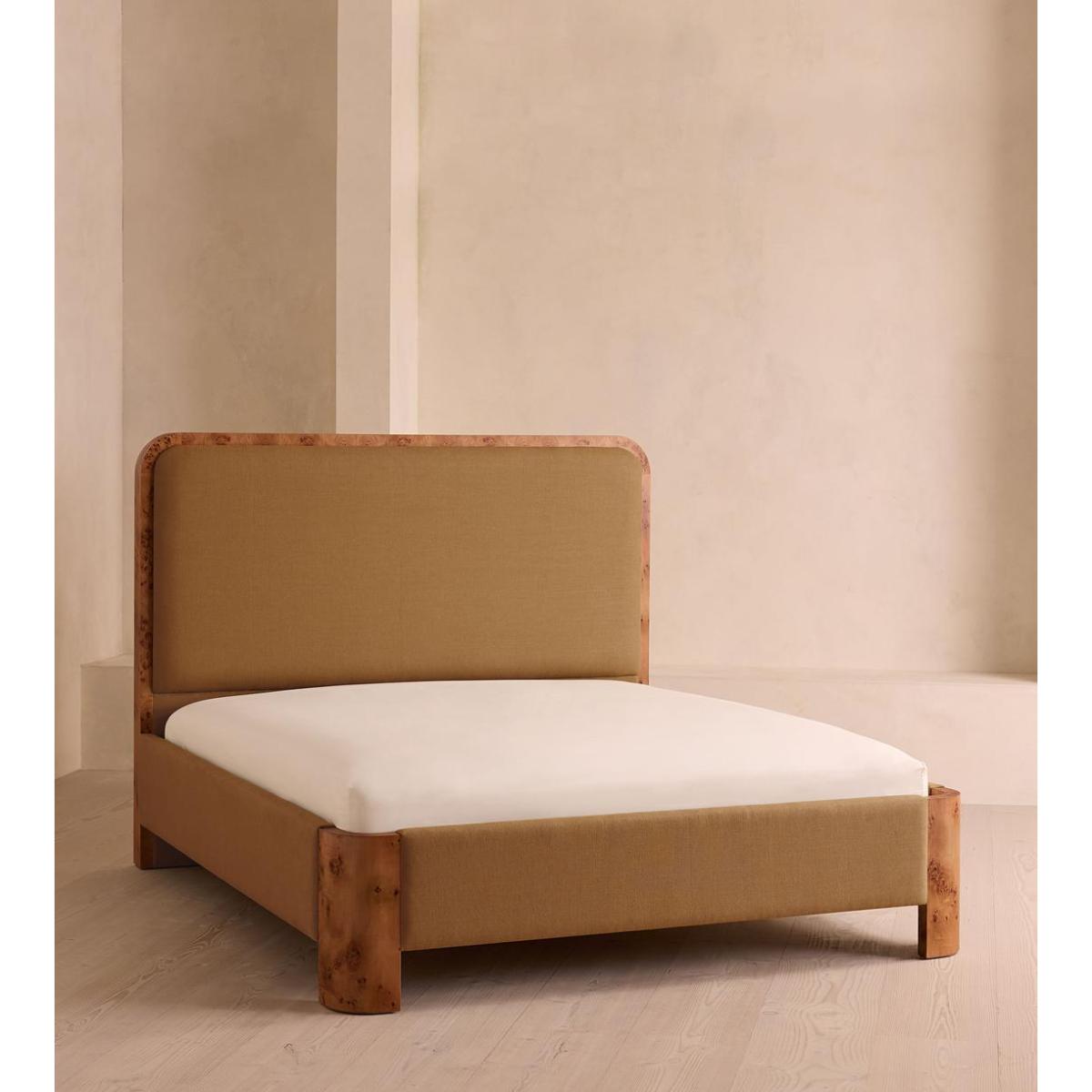 Tremont Bed, King, Linen, Ochre – image 2
