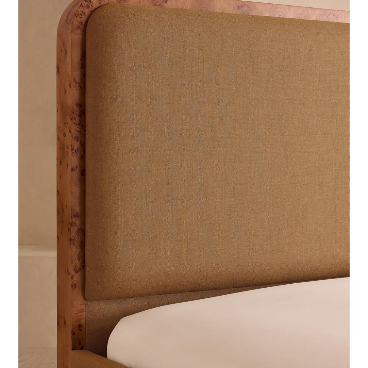 Tremont Bed, King, Linen, Ochre – image 5