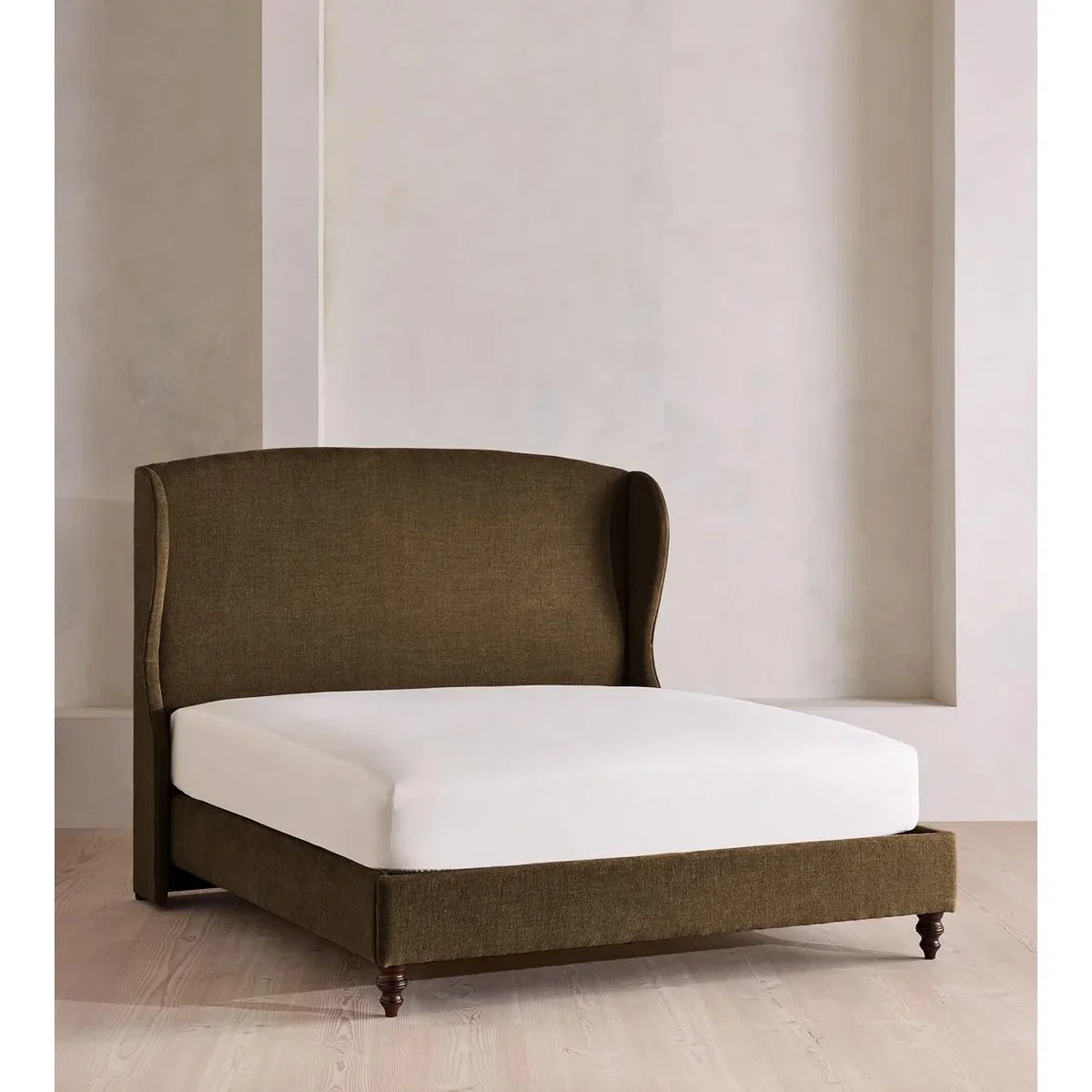 Rivas Bed, Super King, Linen Chenille, Chocolate – image 2