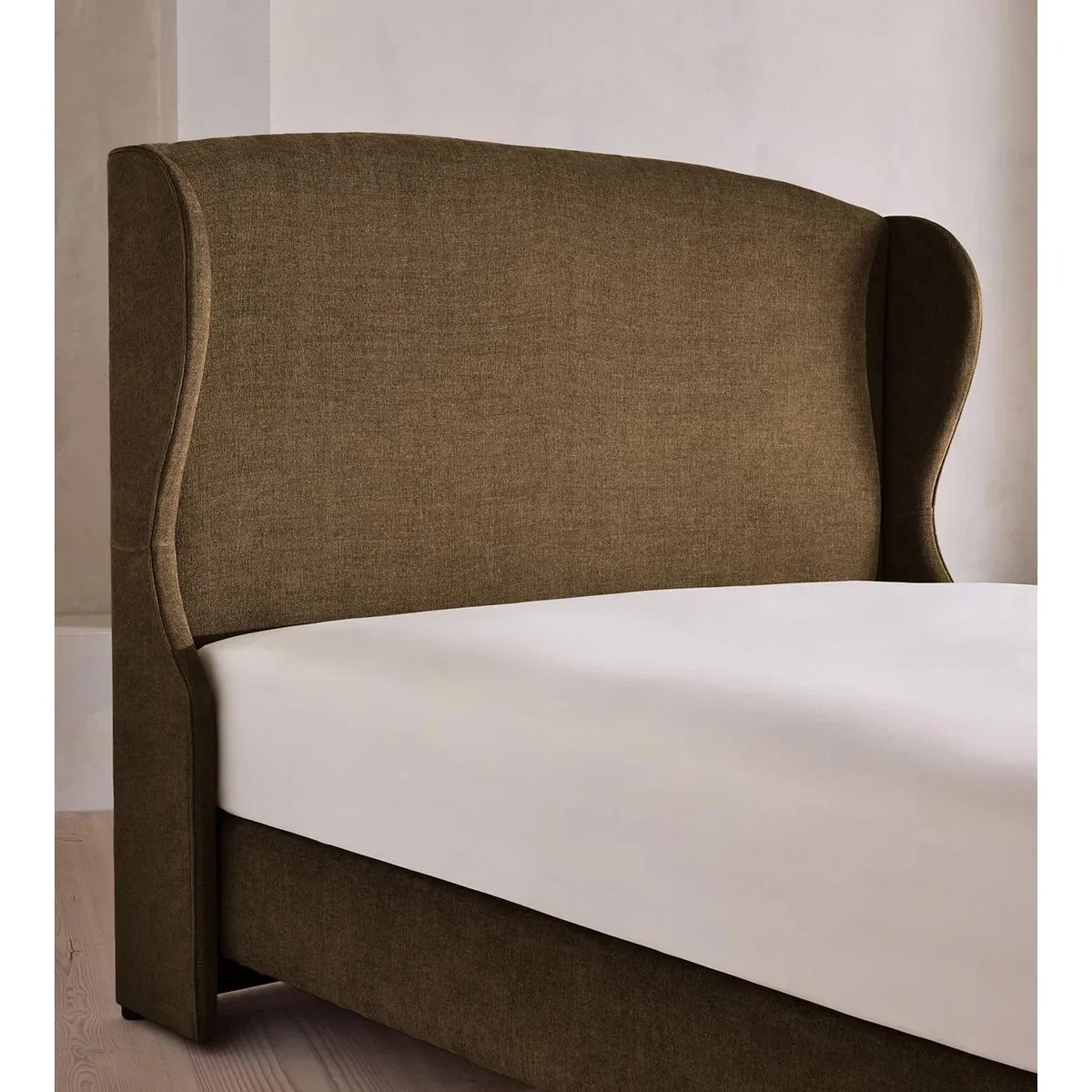 Rivas Bed, Super King, Linen Chenille, Chocolate – image 5