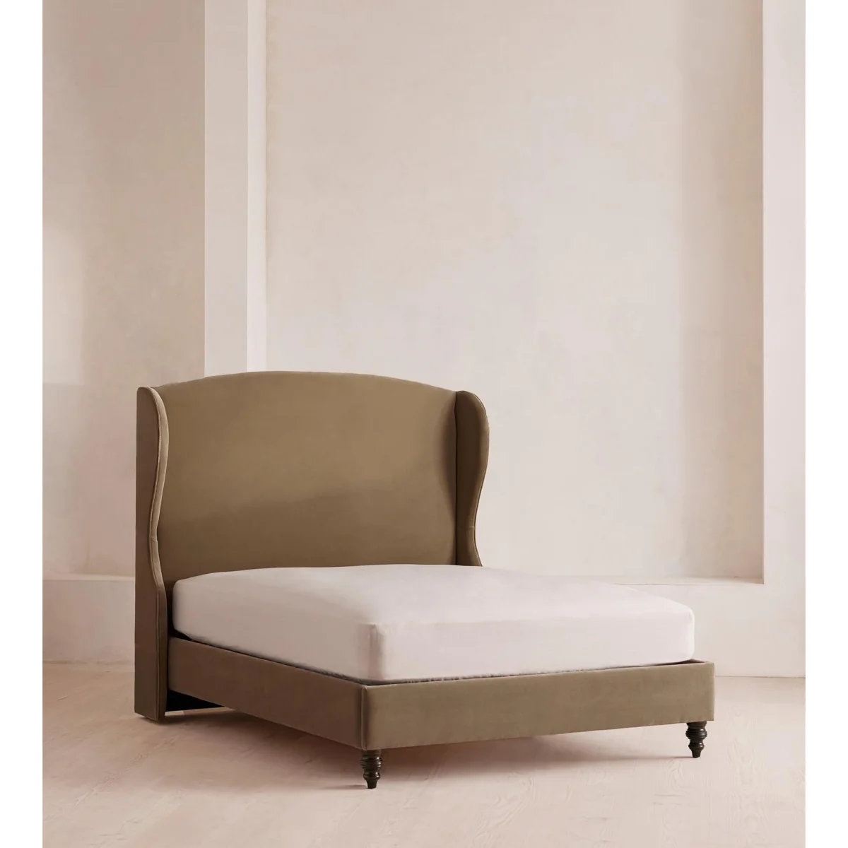 Rivas Bed, Emperor, Velvet, Truffle, UK – image 2
