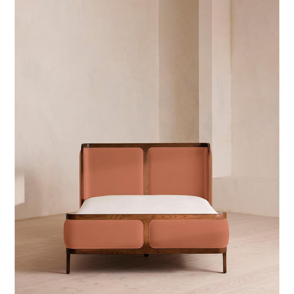 Belsa Bed, Emperor, Velvet, Antique Rose – image 3