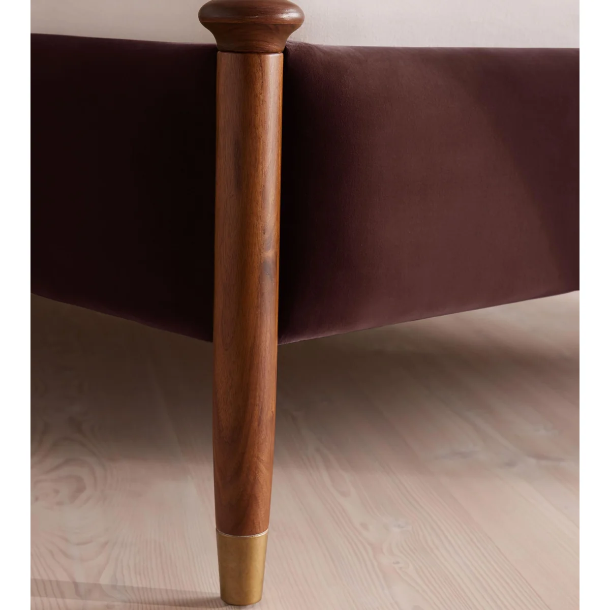 Paolo Bed, Super King, Velvet, Aubergine, UK – image 6