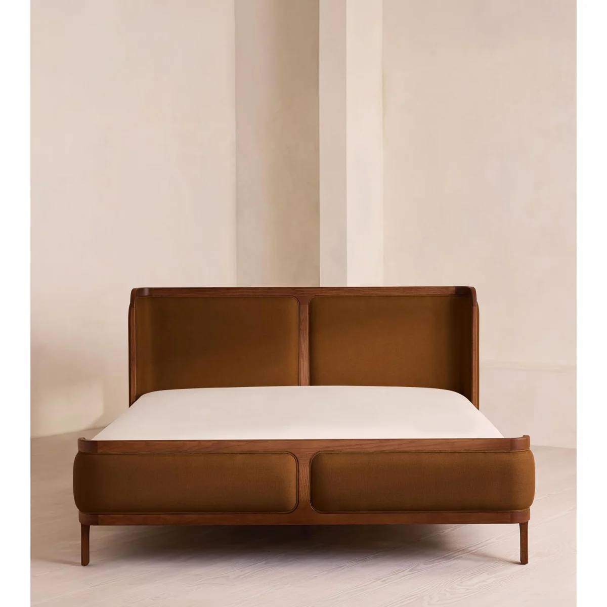 Belsa Bed, Emperor, Linen, Terracotta, UK – image 3