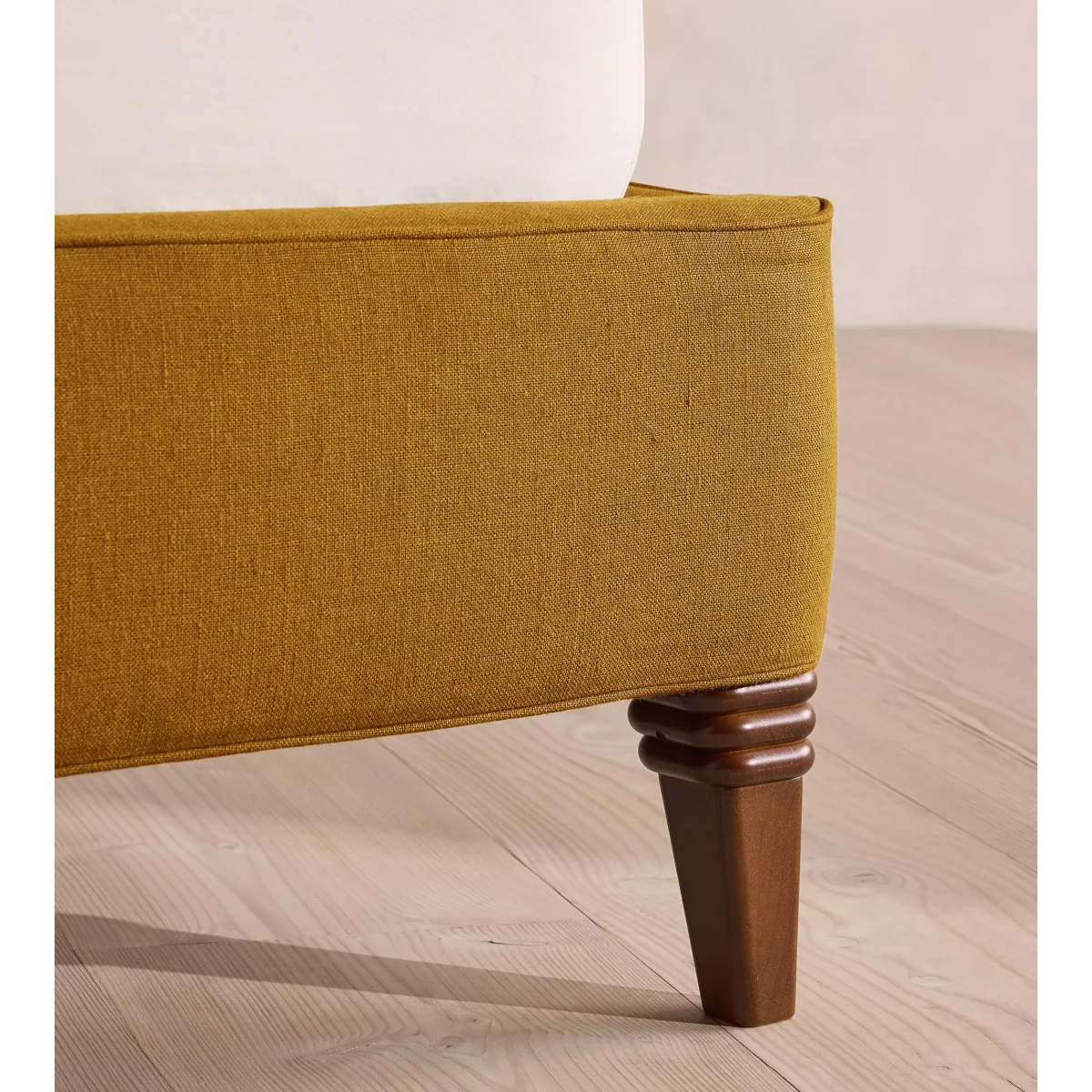 Keira Bed, King, Linen, Turmeric, UK – image 6