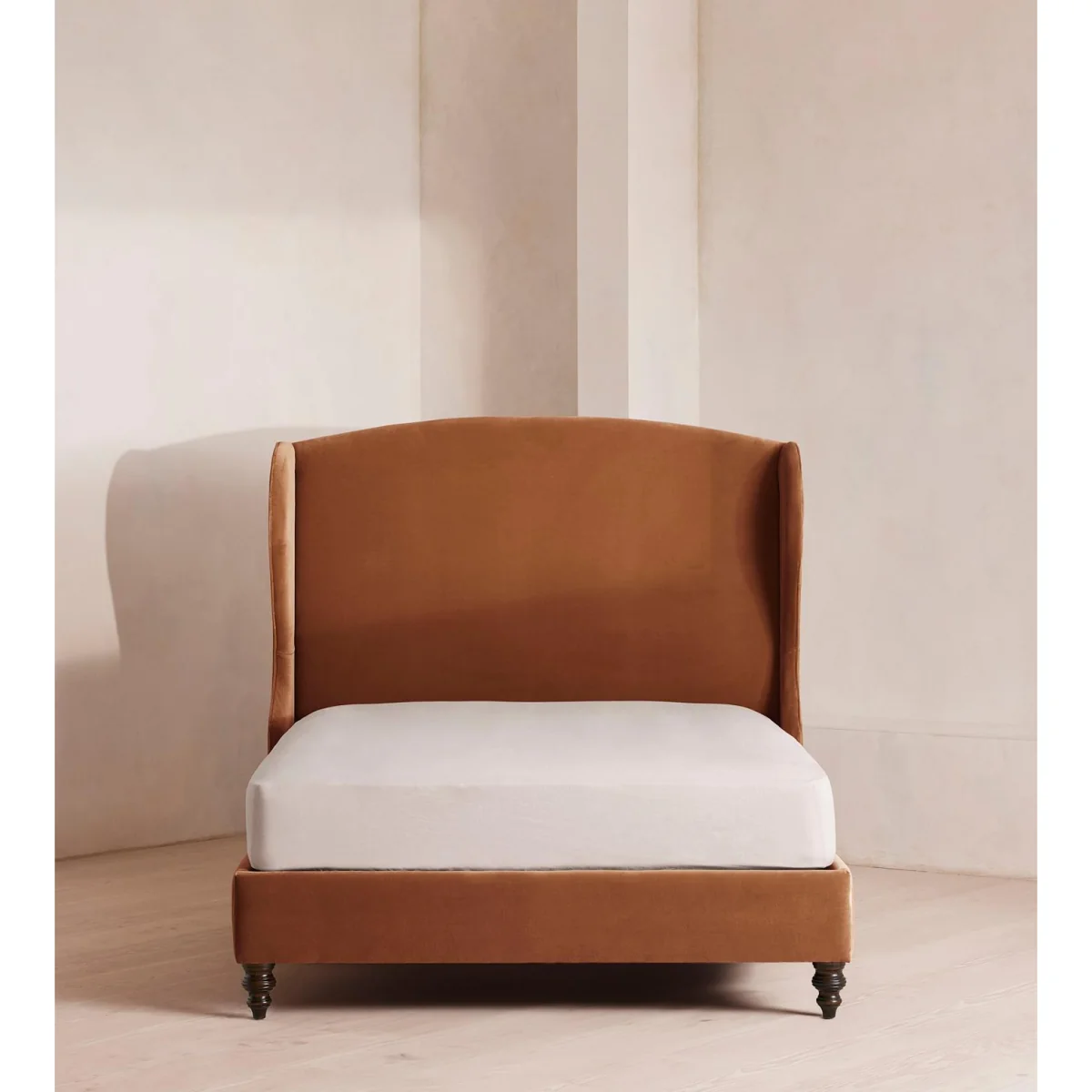 Rivas Bed, Emperor, Velvet, Cinnamon, UK – image 3