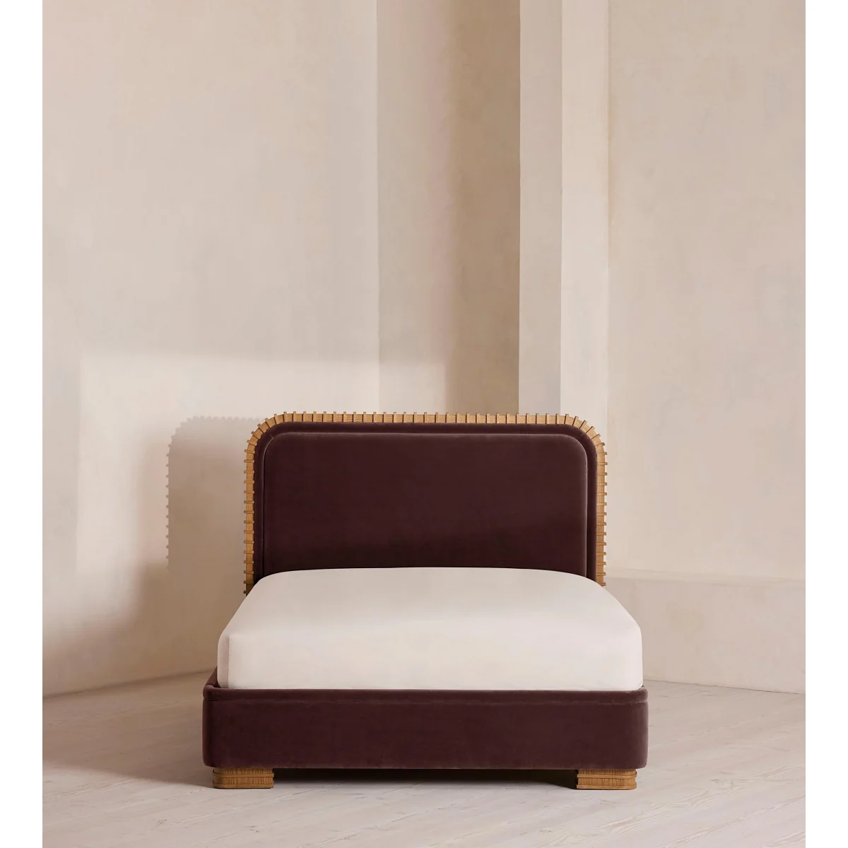 Angus Bed, Superking, Velvet, Aubergine, UK – image 3