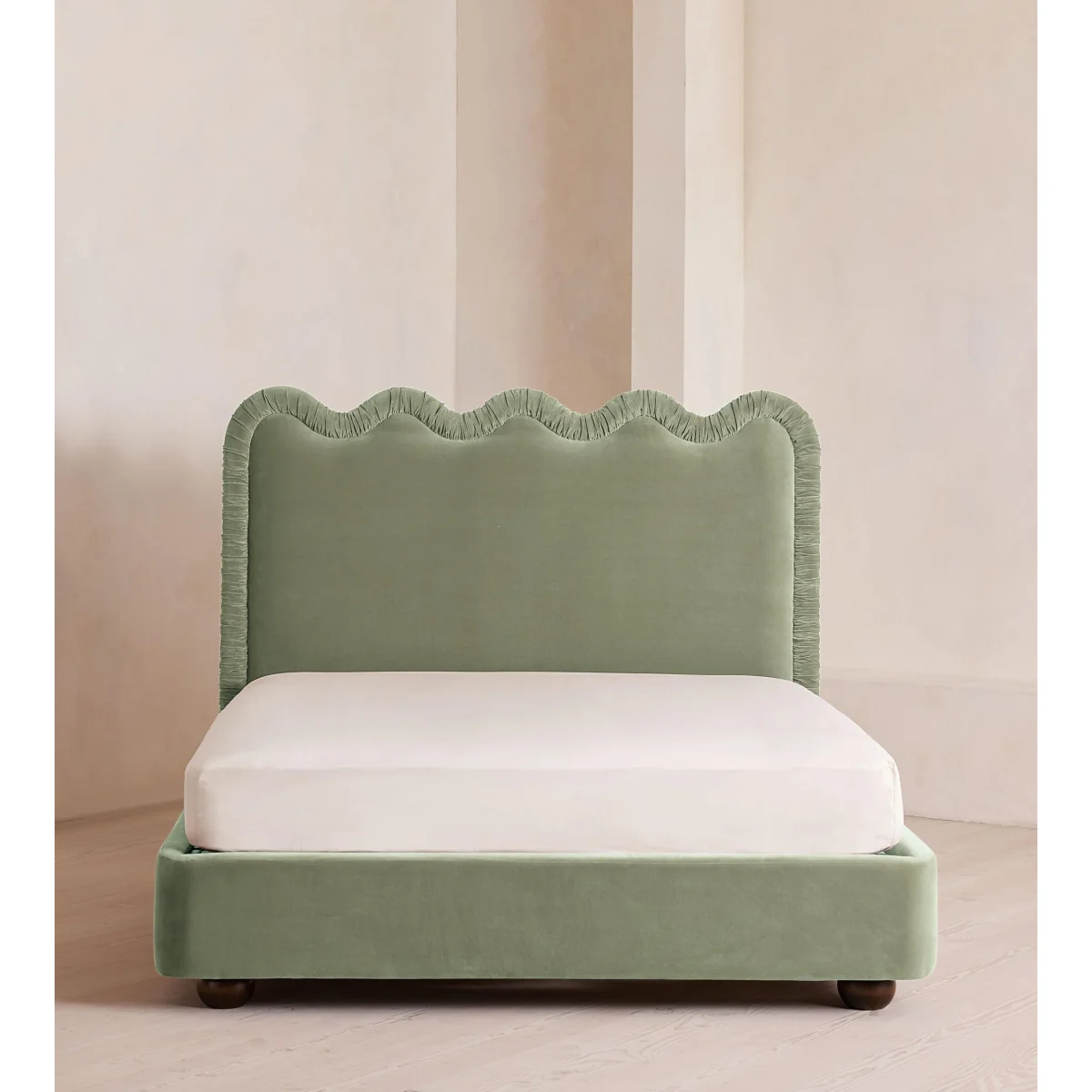 Tristan Bed, Emperor, Velvet, Seafoam, UK – image 3