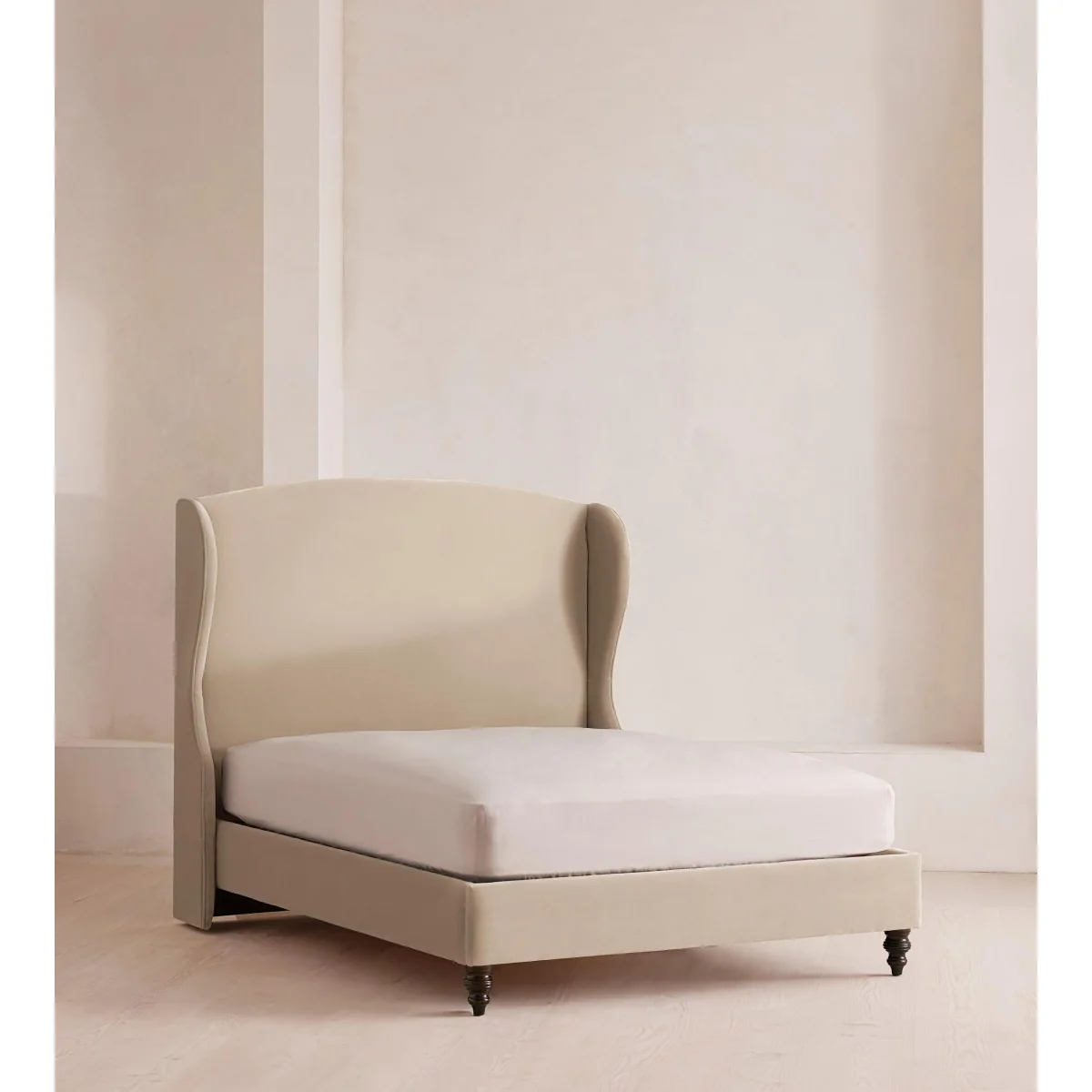 Rivas Bed, Emperor, Velvet, Oyster, UK – image 2