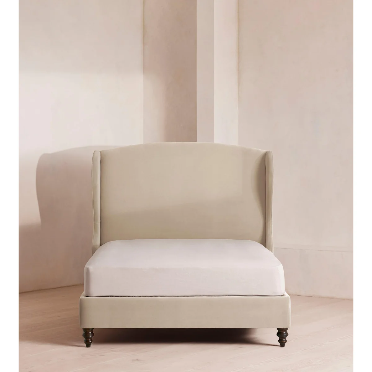 Rivas Bed, Emperor, Velvet, Oyster, UK – image 3