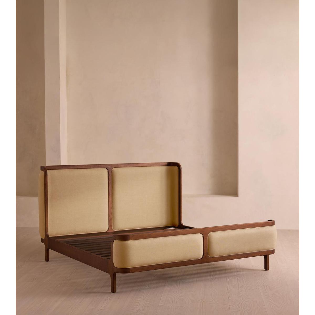 Belsa Bed, Superking, Linen, Wheat – image 4