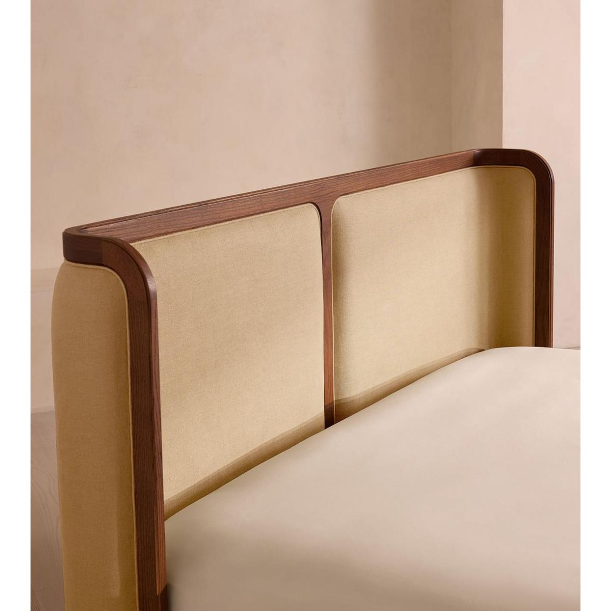 Belsa Bed, Superking, Linen, Wheat – image 5