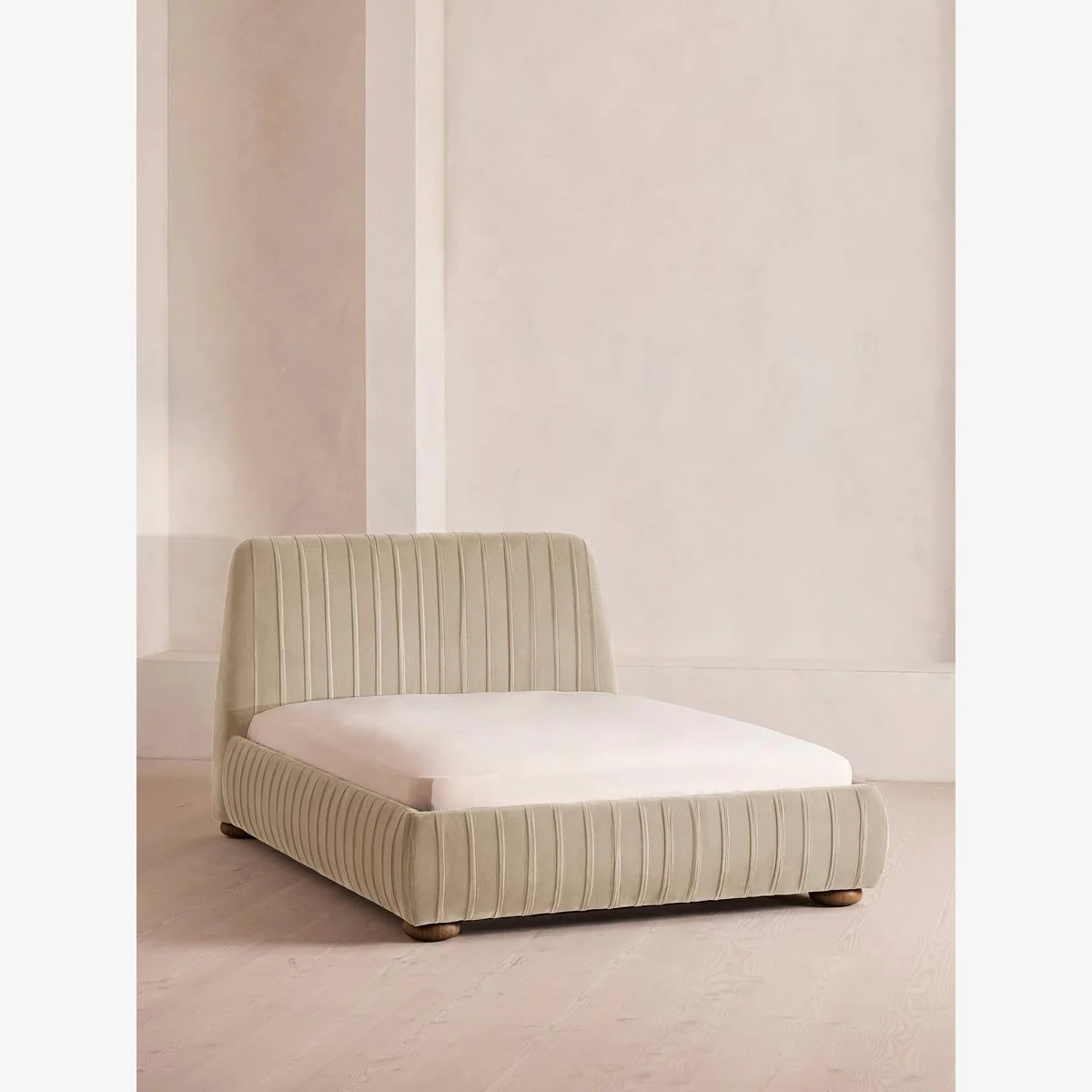 Vivienne Bed, Emperor, Velvet, Oyster, UK – image 1
