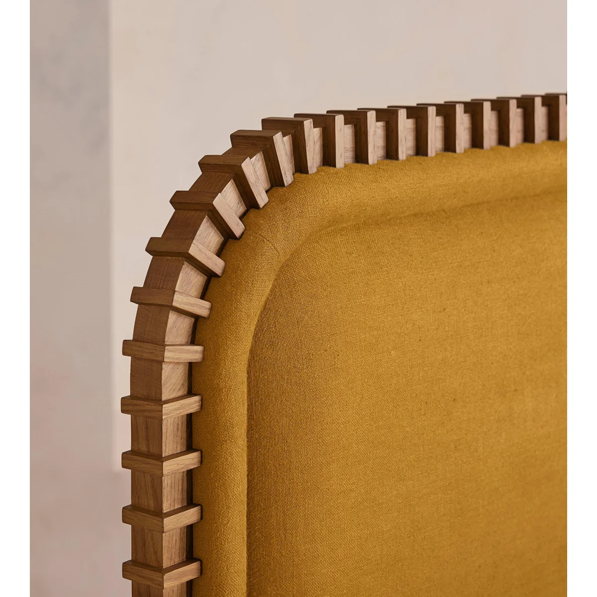 Angus Bed, Superking, Linen, Turmeric, UK – image 5