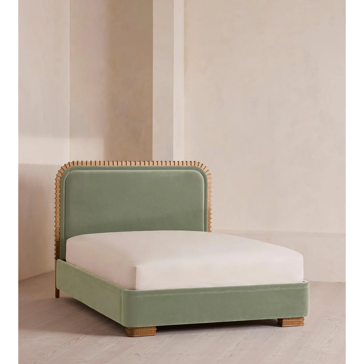 Angus Bed, King, Velvet, Seafoam, UK – image 2