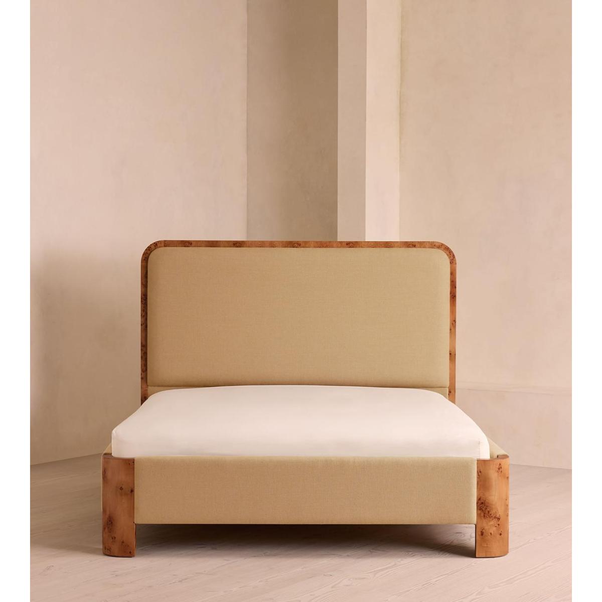 Tremont Bed, King, Linen, Wheat – image 3