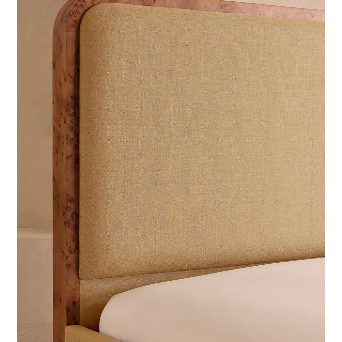 Tremont Bed, King, Linen, Wheat – image 5