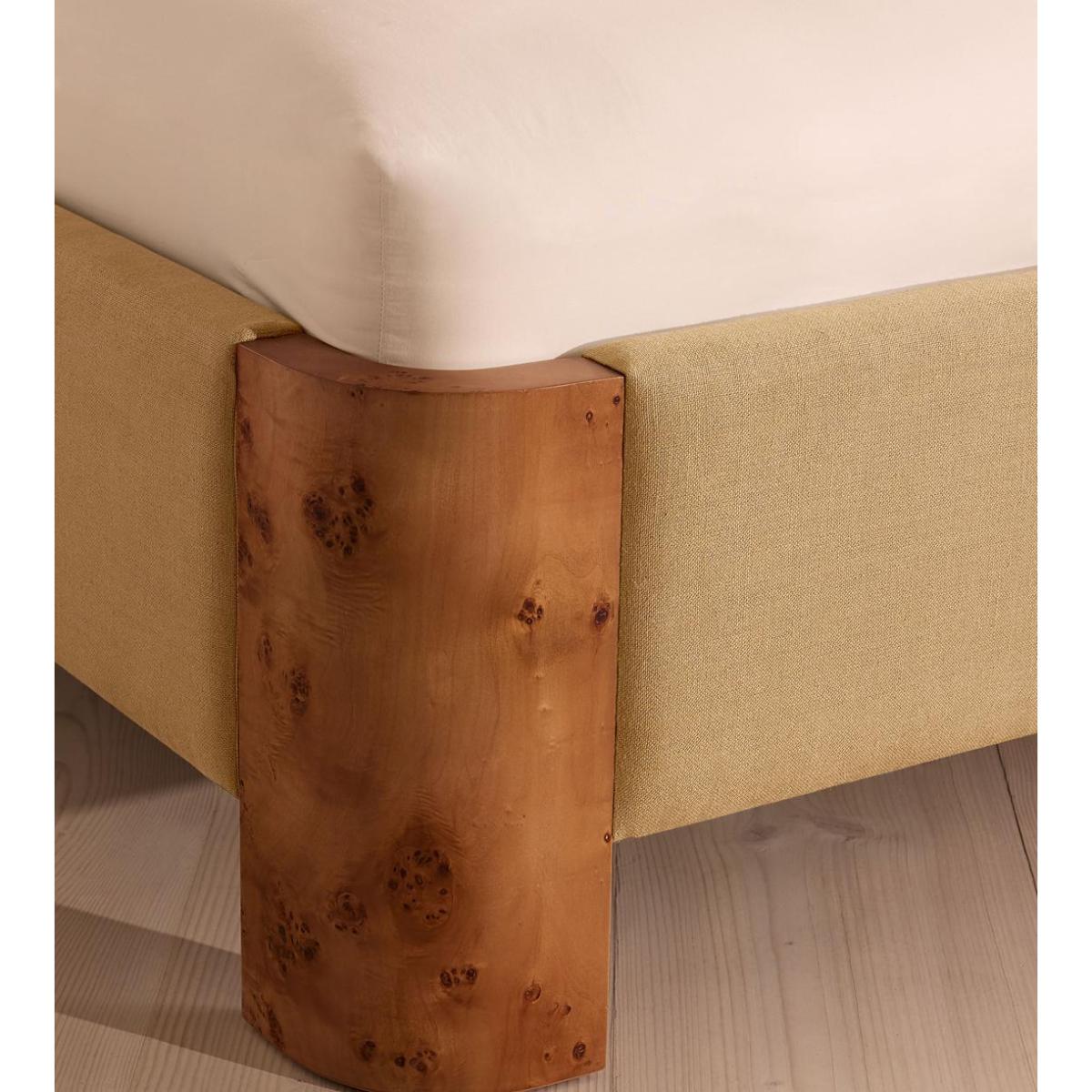 Tremont Bed, King, Linen, Wheat – image 6