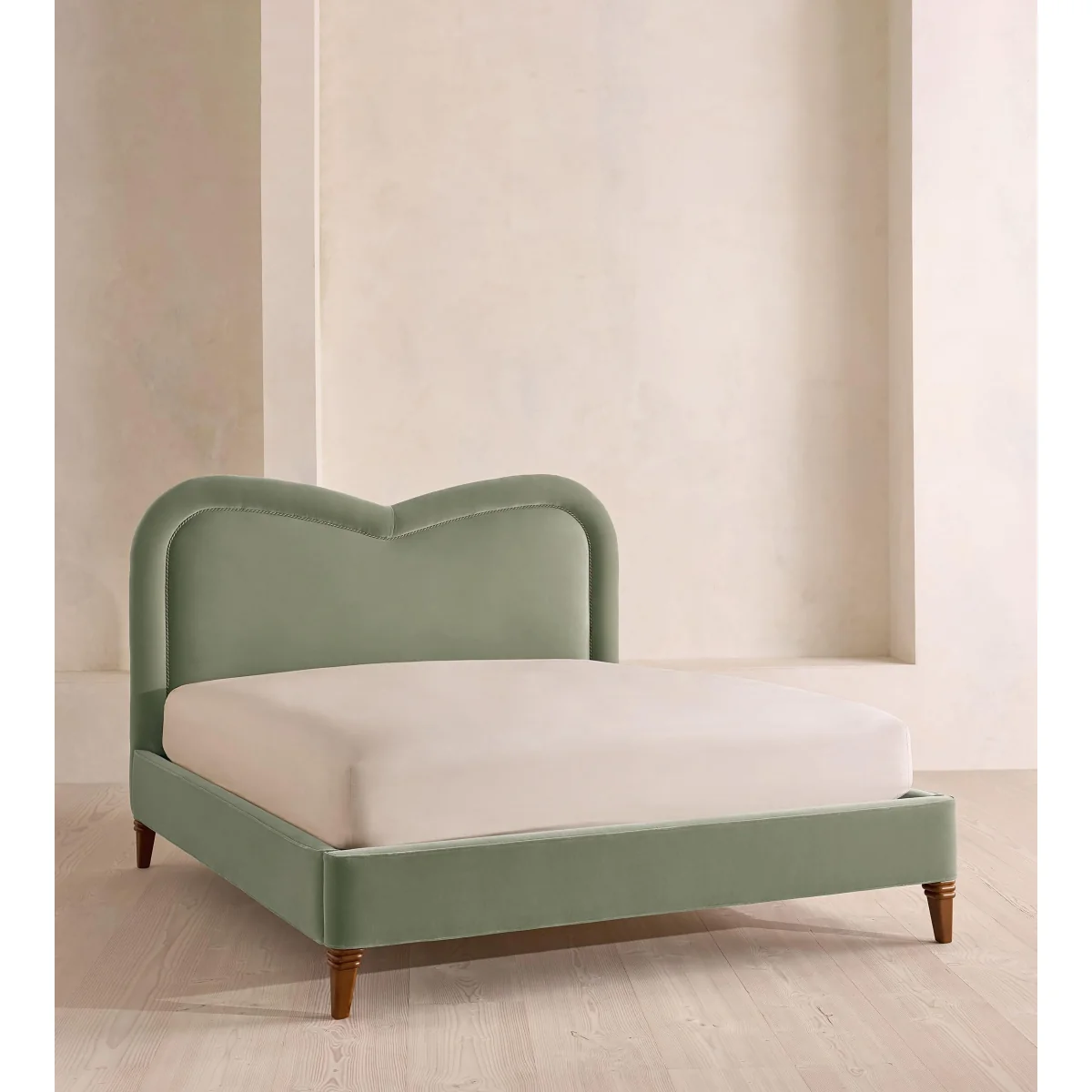 Keira Bed, King, Velvet, Seafoam, UK – image 2