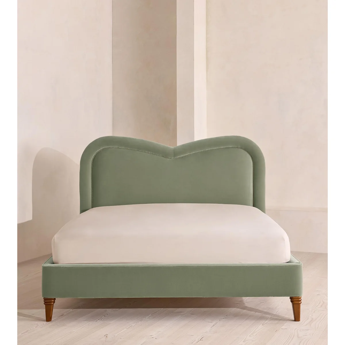 Keira Bed, King, Velvet, Seafoam, UK – image 3