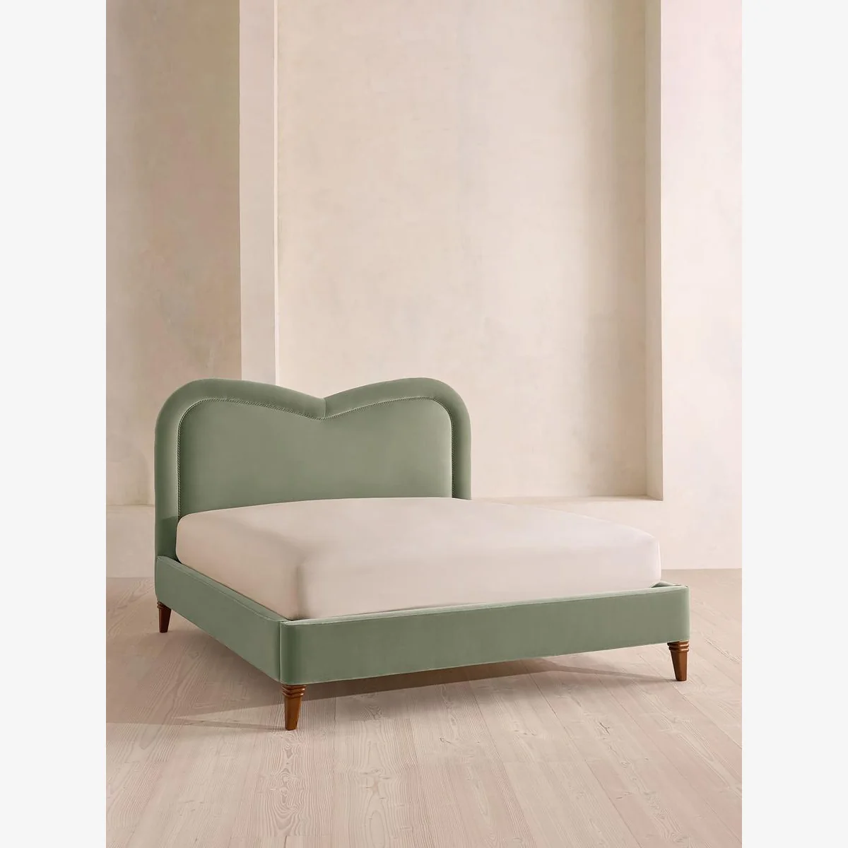 Keira Bed, King, Velvet, Seafoam, UK – image 1