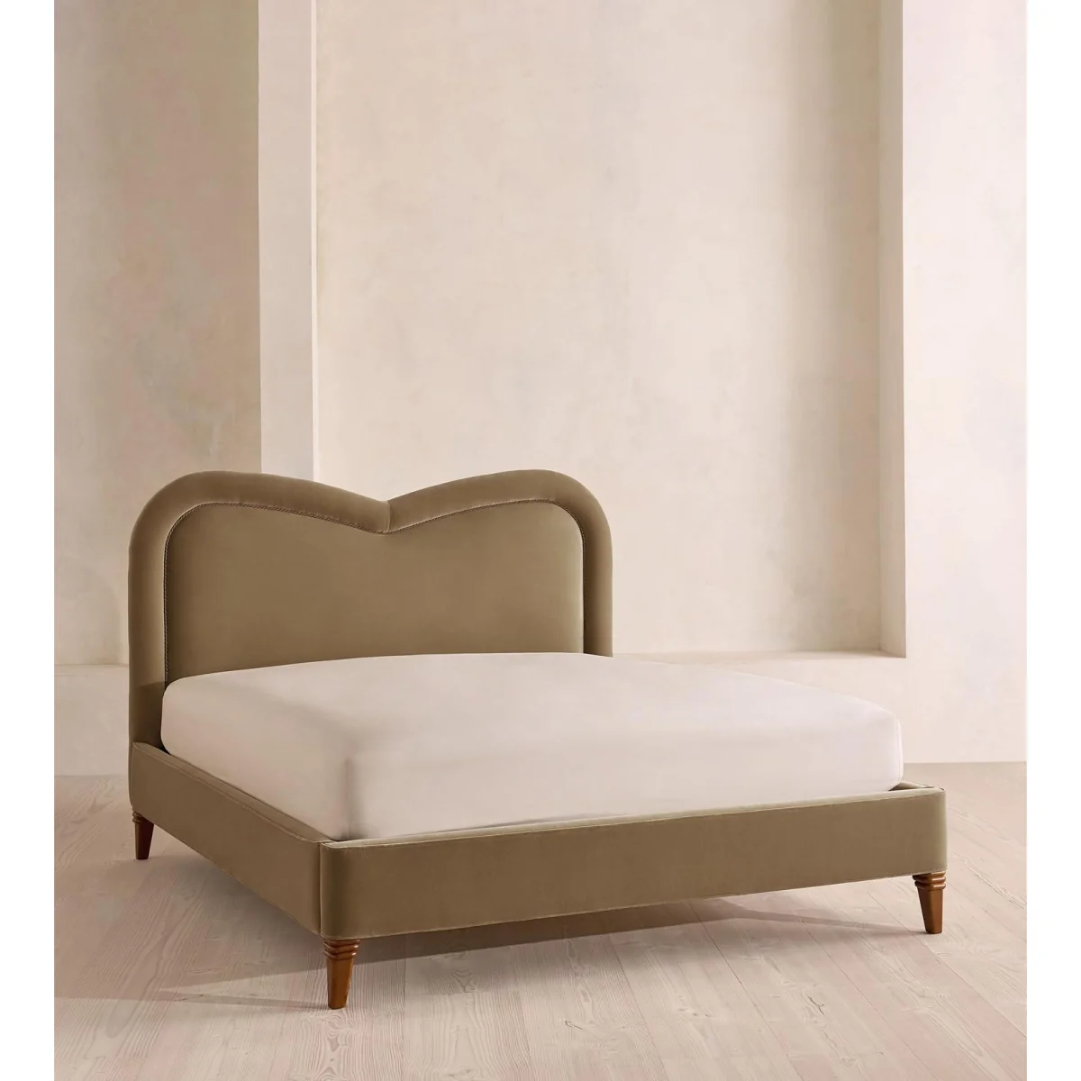 Keira Bed, King, Velvet, Truffle, UK – image 2
