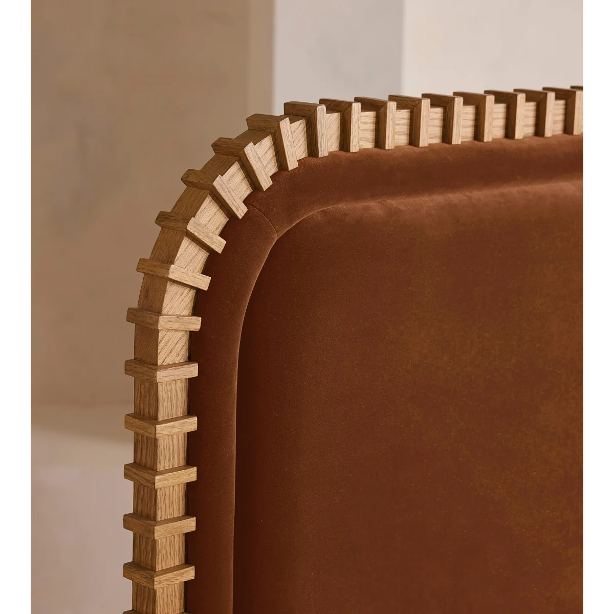 Angus Bed, Superking, Velvet, Cinnamon, UK – image 4