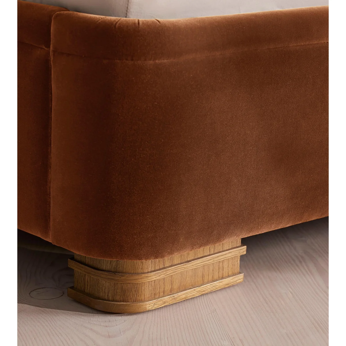Angus Bed, Superking, Velvet, Cinnamon, UK – image 6