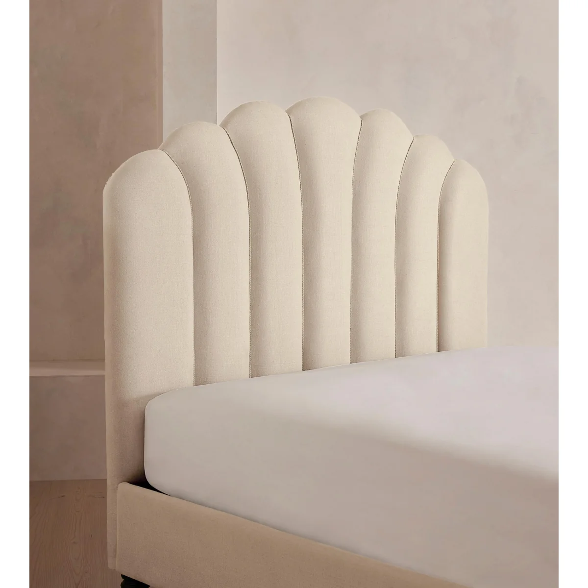 Manette Bed, with Twisted Cord, Emperor, Linen, Bisque – image 4