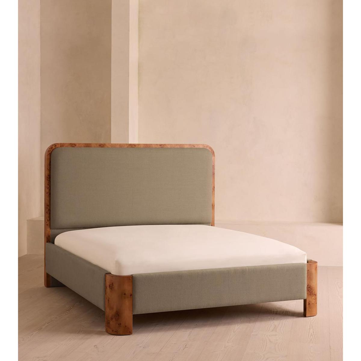 Tremont Bed, Superking, Linen, Mushroom – image 2