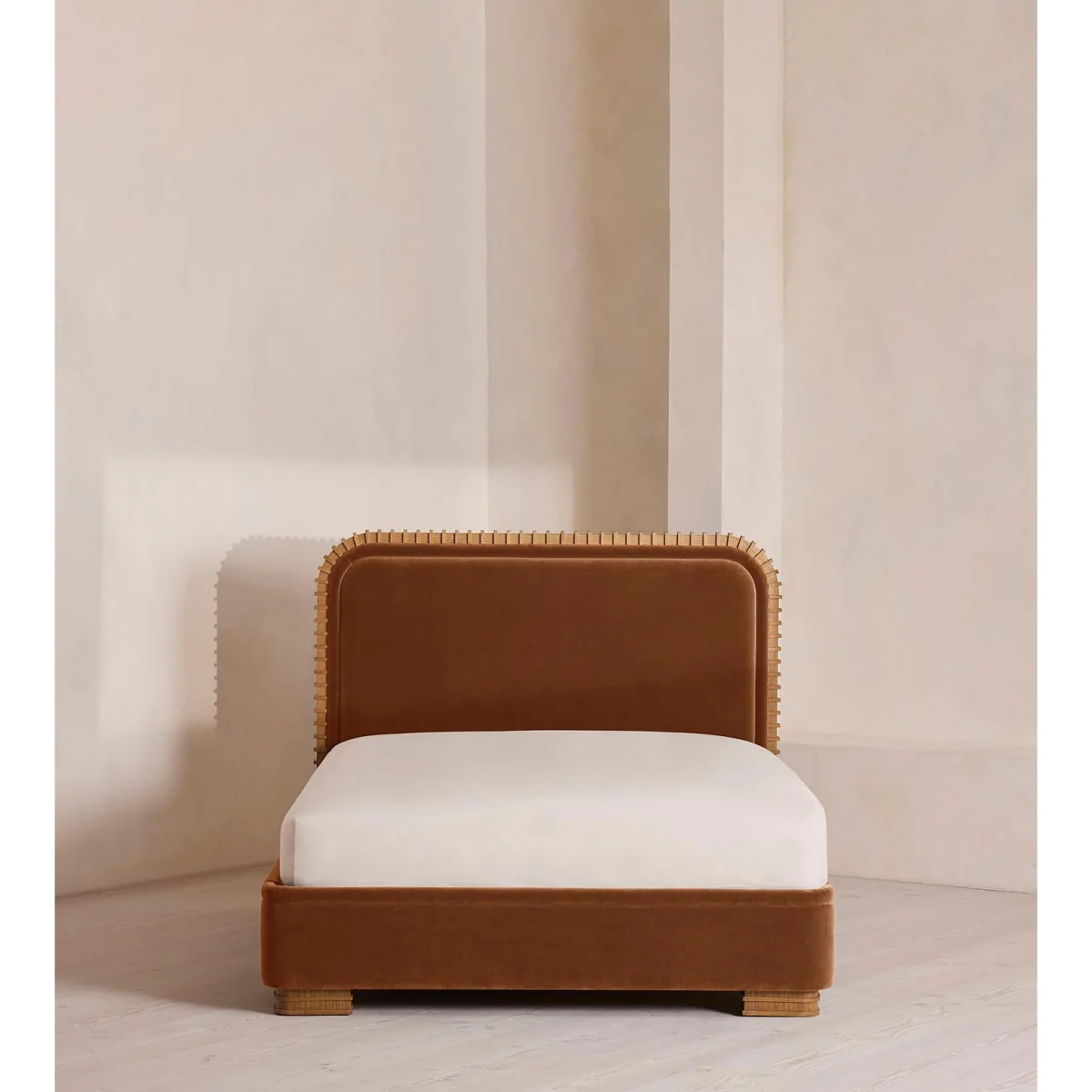 Angus Bed, King, Velvet, Cinnamon, UK – image 3