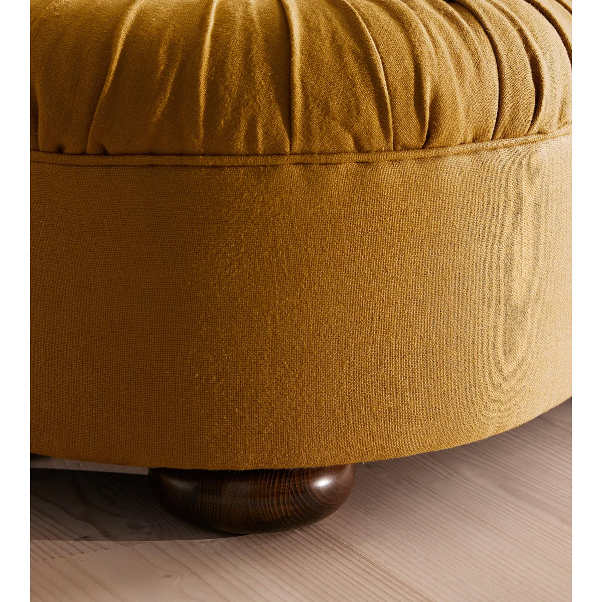 Vara Bed, King, Linen, Turmeric, UK – image 6
