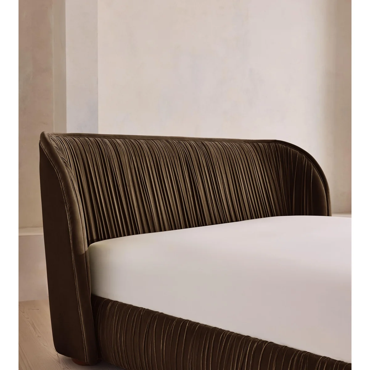 Blair Bed, King, Velvet, Chocolate, UK – image 6