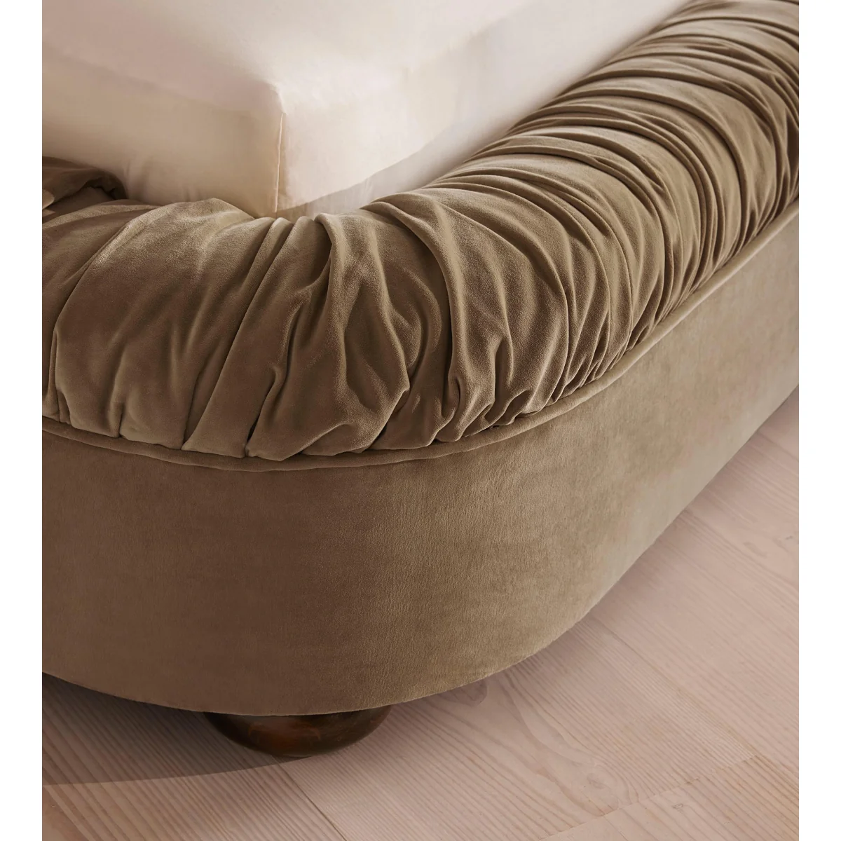 Vara Bed, Emperor, Velvet, Truffle, UK – image 5