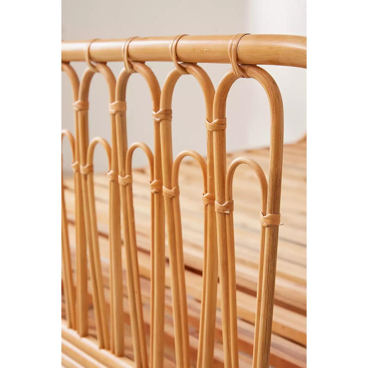 Canoga Double Rattan Bed - Beige ALL at Urban Outfitters – image 4