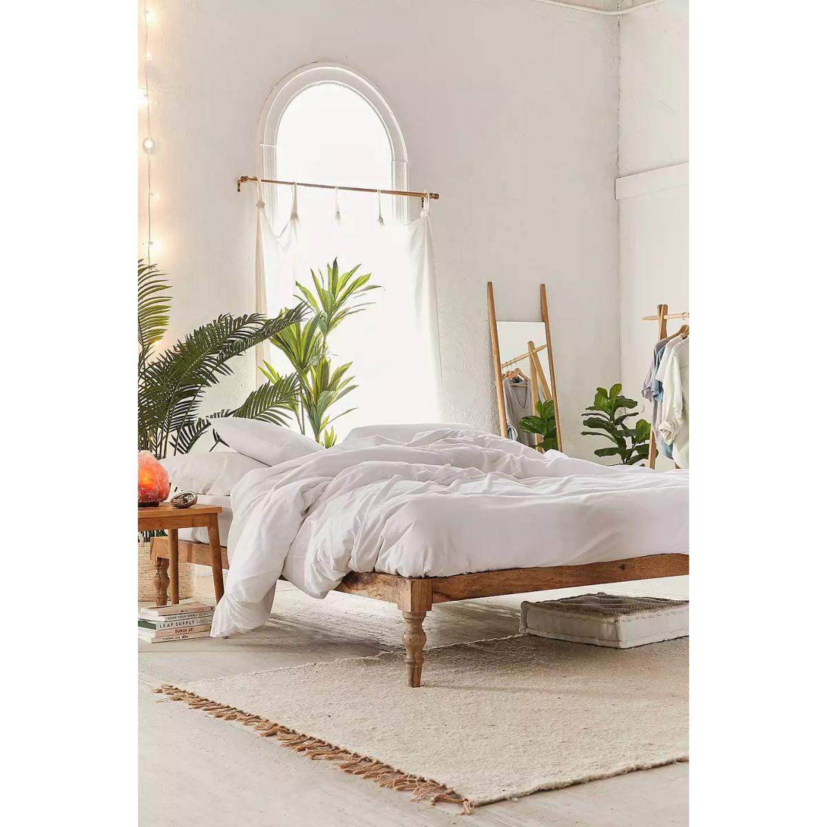 Boho Single Bed - White ALL at Urban Outfitters – image 3