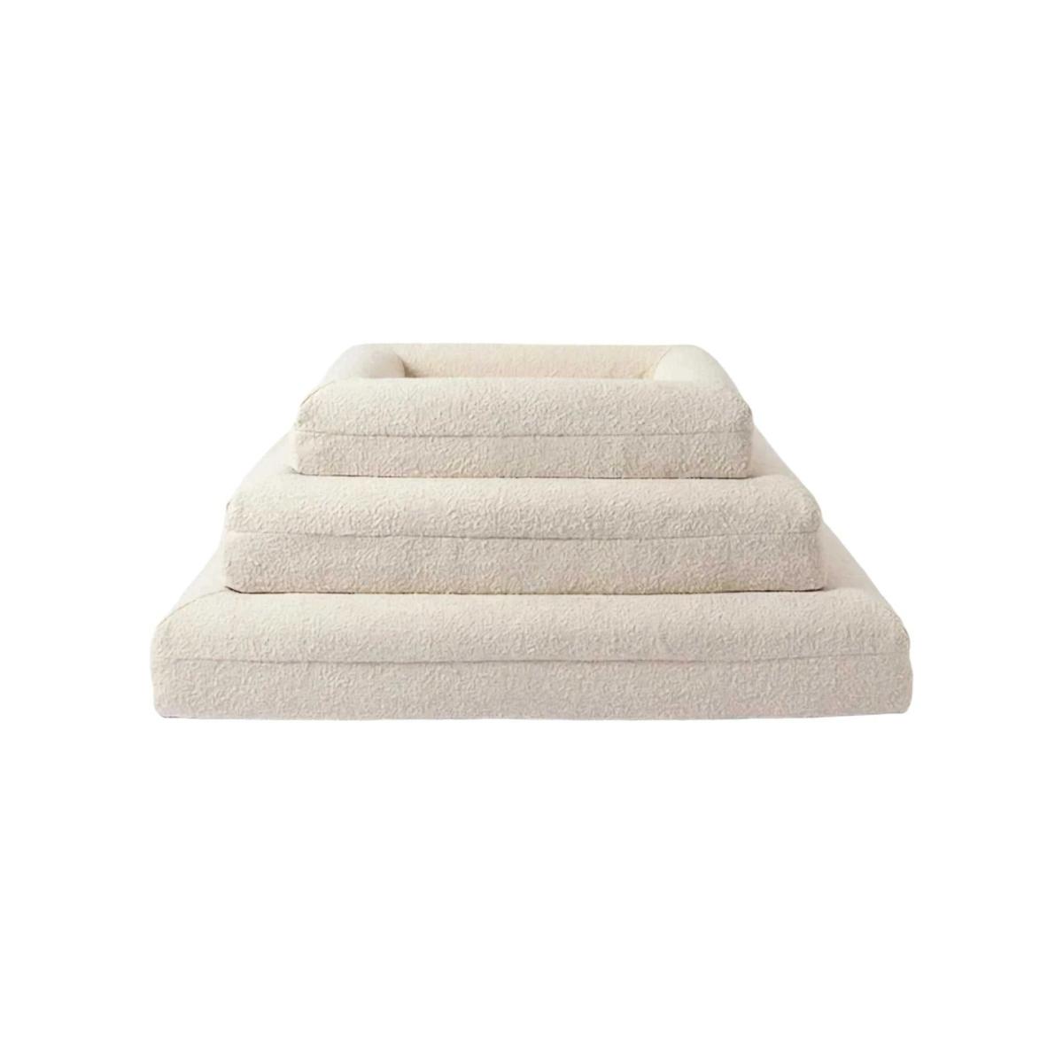 White Dog Bed Size S Orthopaedic With Memoryfoam Mattress And Washable Bouclé Cover | Small | Benny Burton – image 11