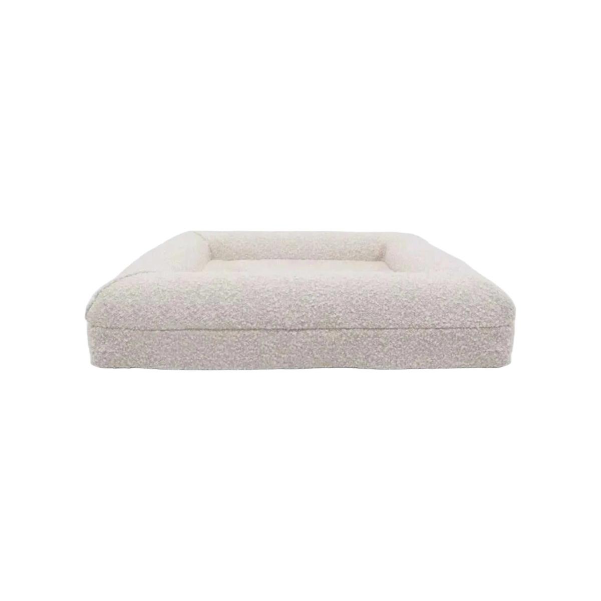 White Dog Bed Size S Orthopaedic With Memoryfoam Mattress And Washable Bouclé Cover | Small | Benny Burton – image 8