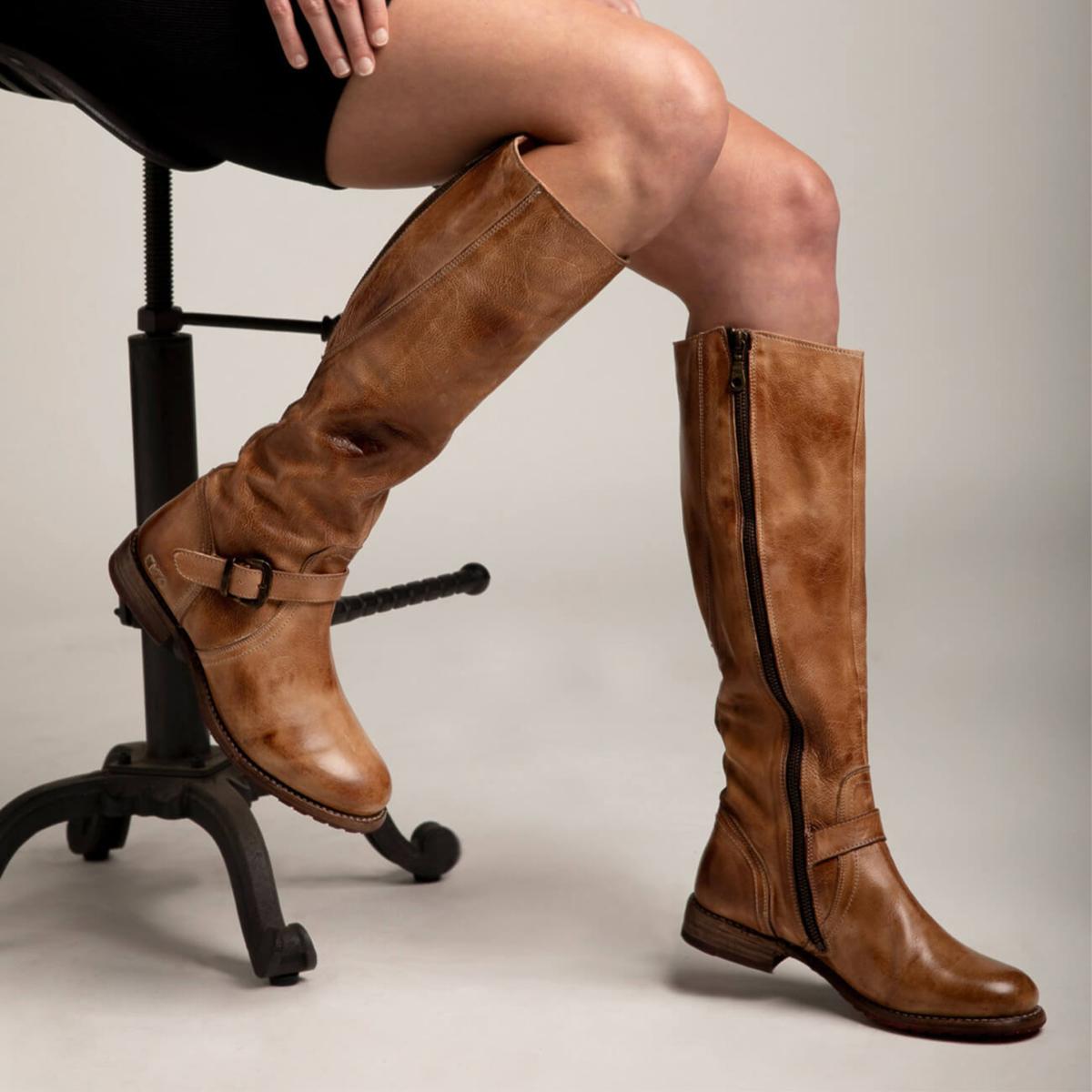 Women's Brown Glaye Tan Rustic | 9 Uk | Bed Stu – image 2